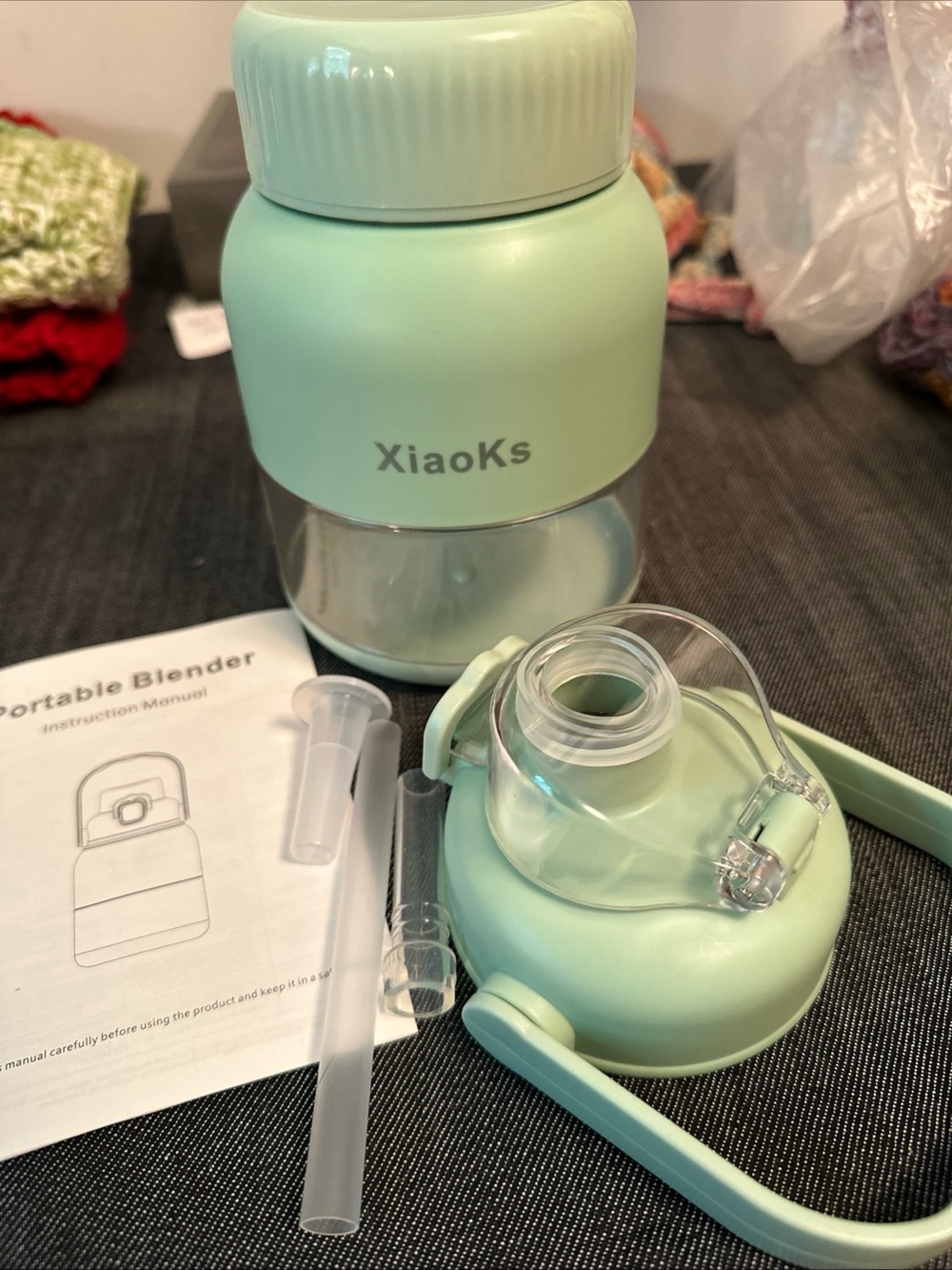 XiaoKs Portable Personal Blender in Mint Green